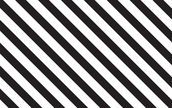 Stripes diagonal pattern. White on black. pattern with oblique black lines Vector illustration.