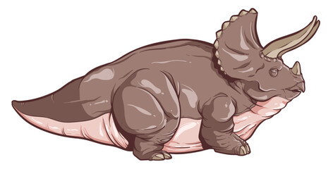 Fat Dino triceratops © syarip