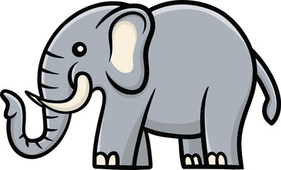 elephant cartoon illustration