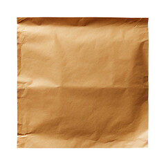 brown paper isolated on transparent background