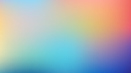 Smooth and blurry colorful gradient mesh background. Modern bright rainbow colors. Easy editable soft colored vector banner template. Premium quality