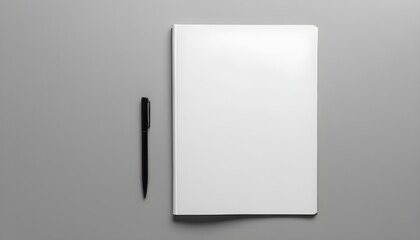 blank notebook with pages 