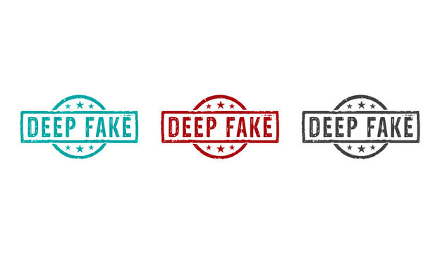Deep fake hoax stamp and stamping