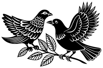 dove of peace & a-dove-and-a-crow-sharing-a-branch