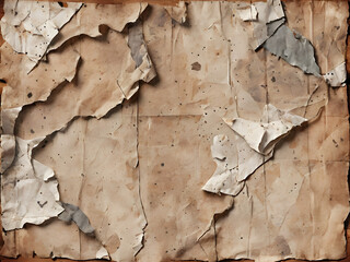 Naklejka premium Torn Paper Wallpaper for a Calming Atmosphere.