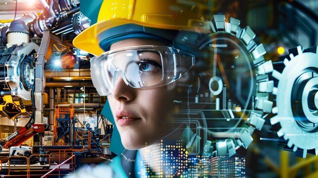Collage of images showcasing the sectors contributing to the global economy