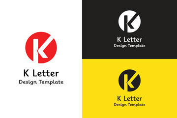 K Letter logo Template