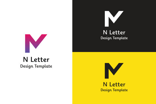 N Letter logo Template
