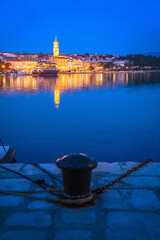 Island town of Krk evening waterfront view - 768941655
