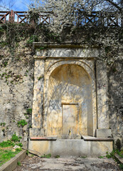 The 2nd Mahmut Bendi Fountain, located in Istanbul, Turkey, was built in the 19th century.