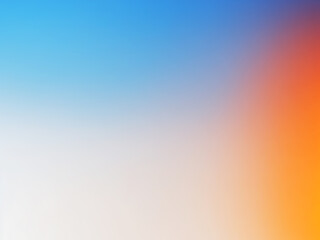 White blue, orange blurred gradient on dark grainy background