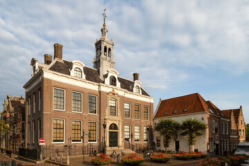 Former town hall of the picturesque town of Edam.