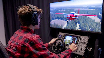 An immersive simulation environment showcasing various engineering disciplines, from aerospace to software, where users can interact with and learn from each field in a virtual space