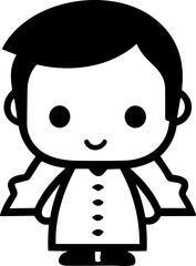 Simple Vampire isolated black icon