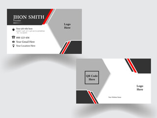 modern creative business card and name card horizontal simple clean template vector design