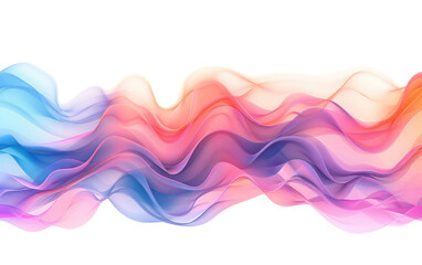 Wavy abstract illustration by Vita,PNG Image, isolated on Transparent background. - obrazy, fototapety, plakaty