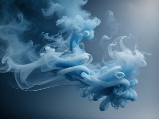 Mesmerizing Smoky Blue Background: Captivating Shades for Creative Projects