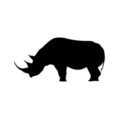 rhino animal icon shape