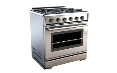 Electric Oven, Freestanding Electric Stove,PNG Image, isolated on Transparent background.