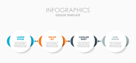 Infographic design template with place for your data. Vector illustration. - 768958495