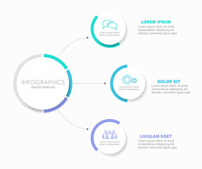 Infographic design template with place for your data. Vector illustration. - 768958837