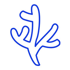 Seafood linear Icon pack