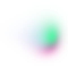 Fototapeta premium Holographic blurry gradient shape on transparent background