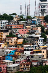 favelas de cerro santa ana, guayaquil, ecuador