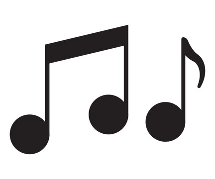 Music notes icon set, Music notes symbol