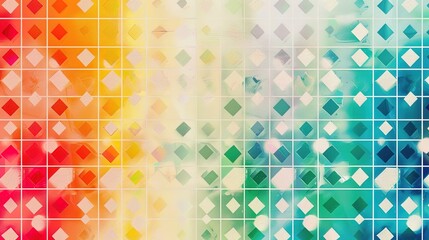 Seamless colourful pattern wallpaper