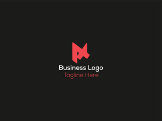 minimal business professional logo design