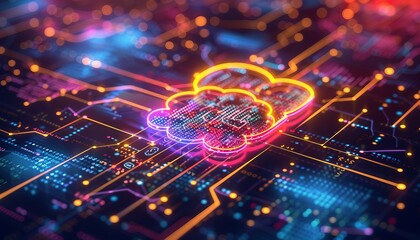 Fototapeta premium Data Loss Prevention (DLP) Strategies for Cloud, AI