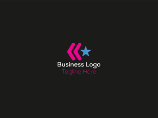 minimal business professional logo design