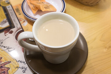 牛乳たっぷりホットコーヒー