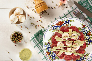 Carpaccio Beef Hongos 