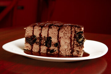 Pastel con chocolate