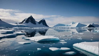Foto op Canvas Antarctica Ice Melting Icebergs  © rouda100