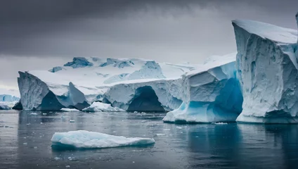 Tuinposter Antarctica Ice Melting Icebergs  © rouda100