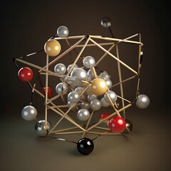 Showcase the diversity of atomic structures in different elements