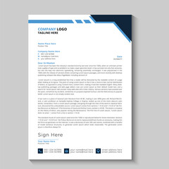 Business letterhead design template