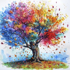 Vibrant Tree With Abundant Leaves
