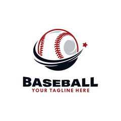 Baseball logo design. Baseball emblem and design badge