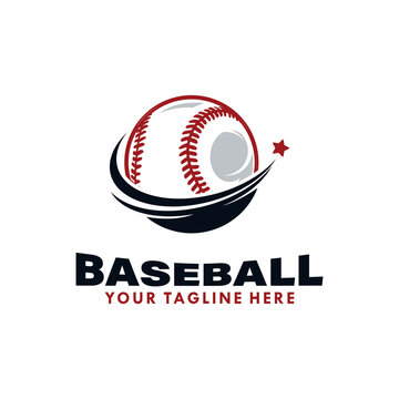 Baseball logo design. Baseball emblem and design badge