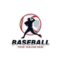 Baseball player vector design illustration