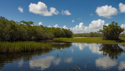 Fototapeta na wymiar Florida Everglades 