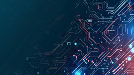 Circuitry Veins: Abstract AI Technology Backgrounds. Generative AI Concept Made by Generative AI.
