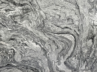 Close up of Viscount White natural granite slab. Grey, silver, sparkling, and white color. Silver granite and marble texture. Seamless pattern texture.