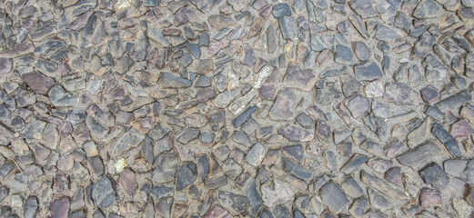 Monumental Complex road surfaces, Caceres, Spain