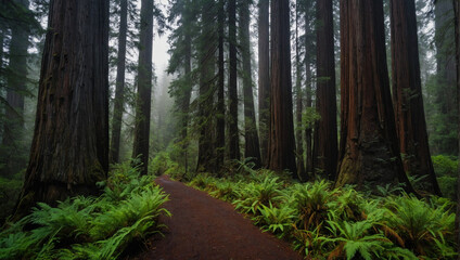 Fototapeta premium Redwood National Forest 