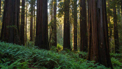 Obraz premium Redwood National Forest 